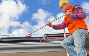 Newhall soft wash roof cleaning